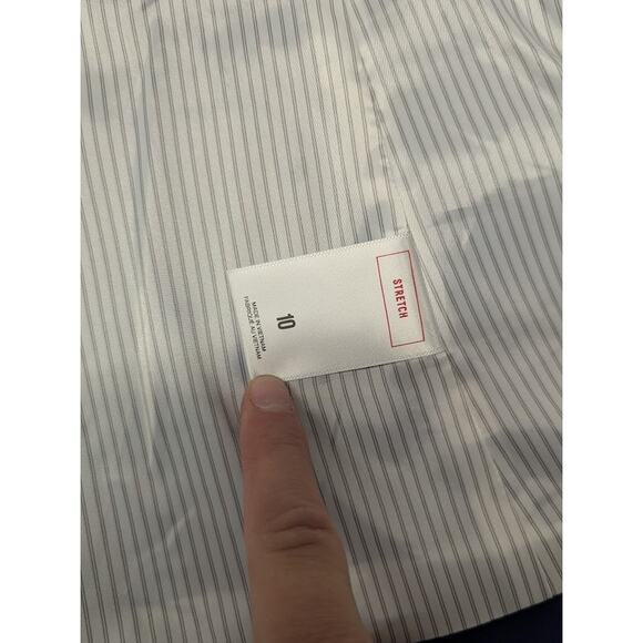 Express Women’s Classic One Button Blue Blazer Jacket Size 10 - Picture 8 of 9